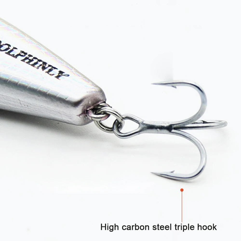 Sinking Minnow Fishing Lures 11g Long-range Cast Wobbler Treble Hooks Hard Swimbait Artificial Bait Fishing Tackle Pesca Lure - view 5