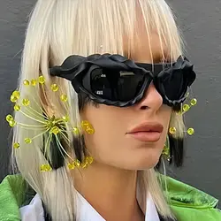 Y2k Personalized Hip-hop Sunglasses 2024 New Sports Versatile Sunglasses Party Sunglasses Trend