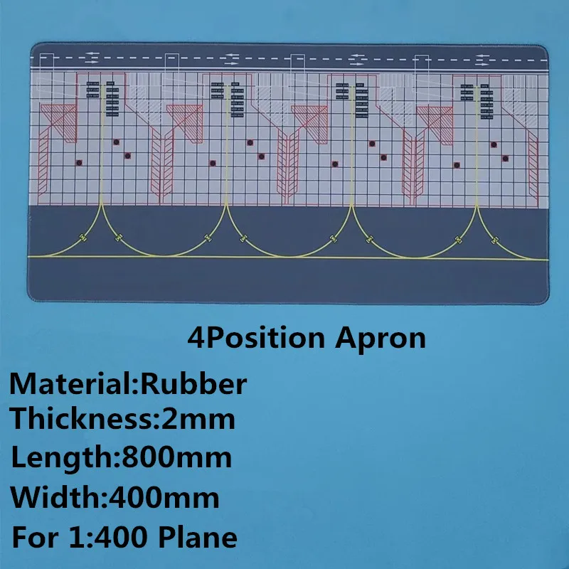 1:400 Airport Runway Pad dla Boeing B777/Airbus A380 Lotnictwo Samolot Pozycje parkowania na fartuchu Scena lotniska