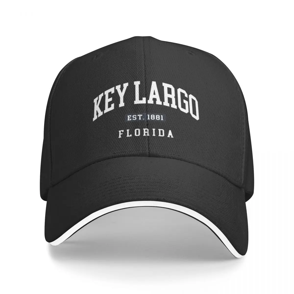 Key Largo Florida Est.1881 Sports Summer Baseball Caps Women Men Unisex Female Beach Sunscreen Hats Peaked Cap