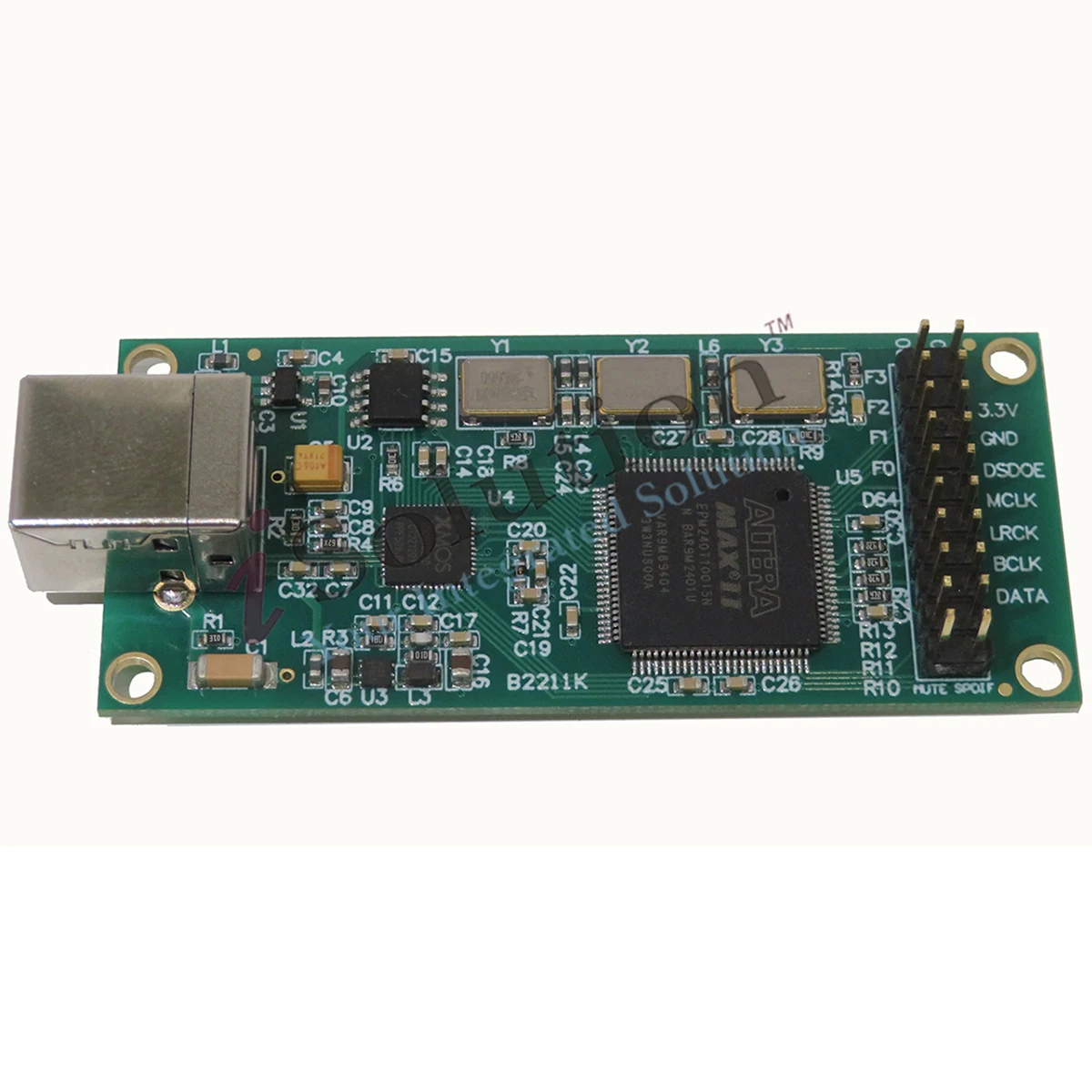 XMOS XU208 USB Digital Interface Module USB To I2S/IIS Asynchronous Card DSD256/PCM384