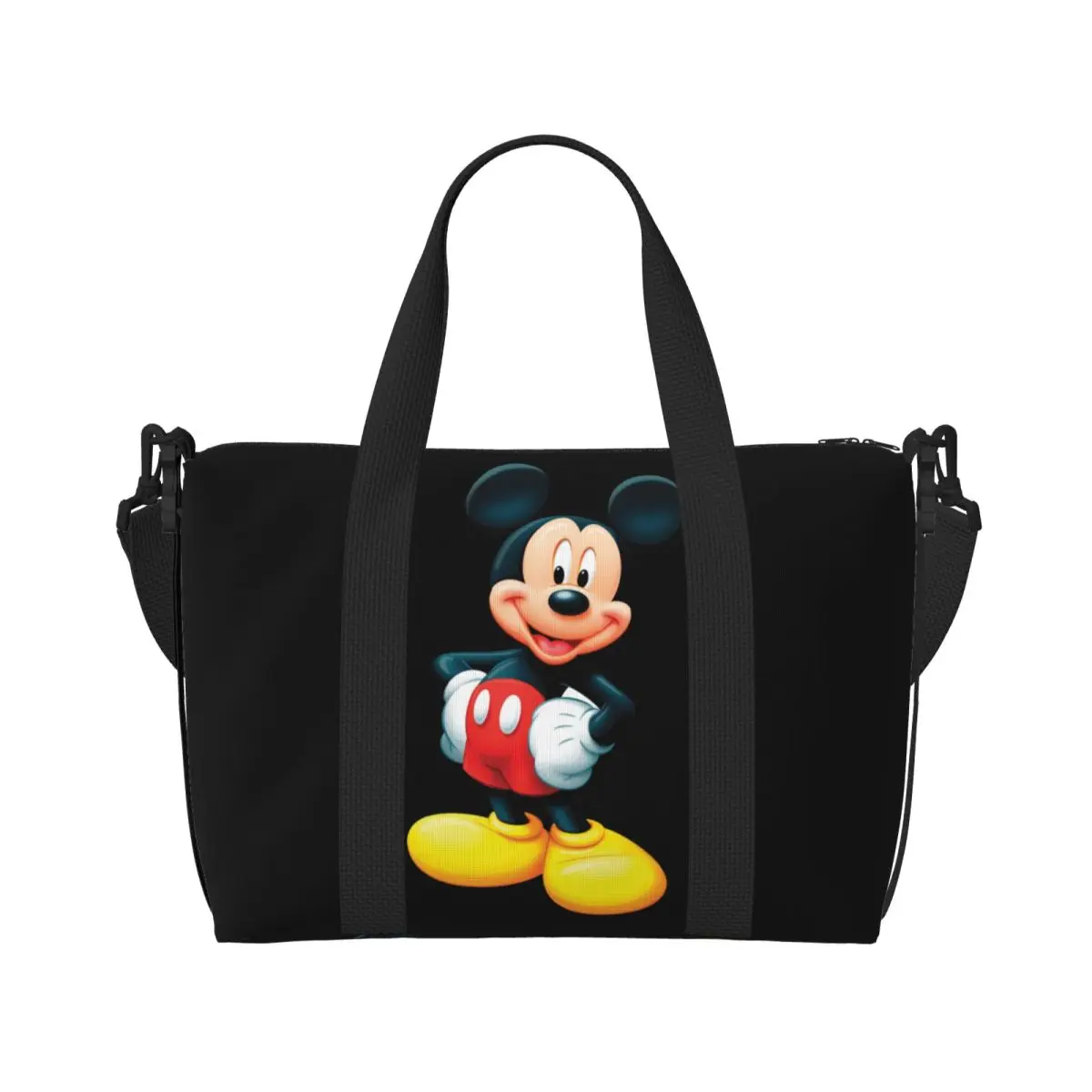 Borse da viaggio da spiaggia per palestra da donna di grande capacità personalizzate con borsa tote di Topolino Minnie