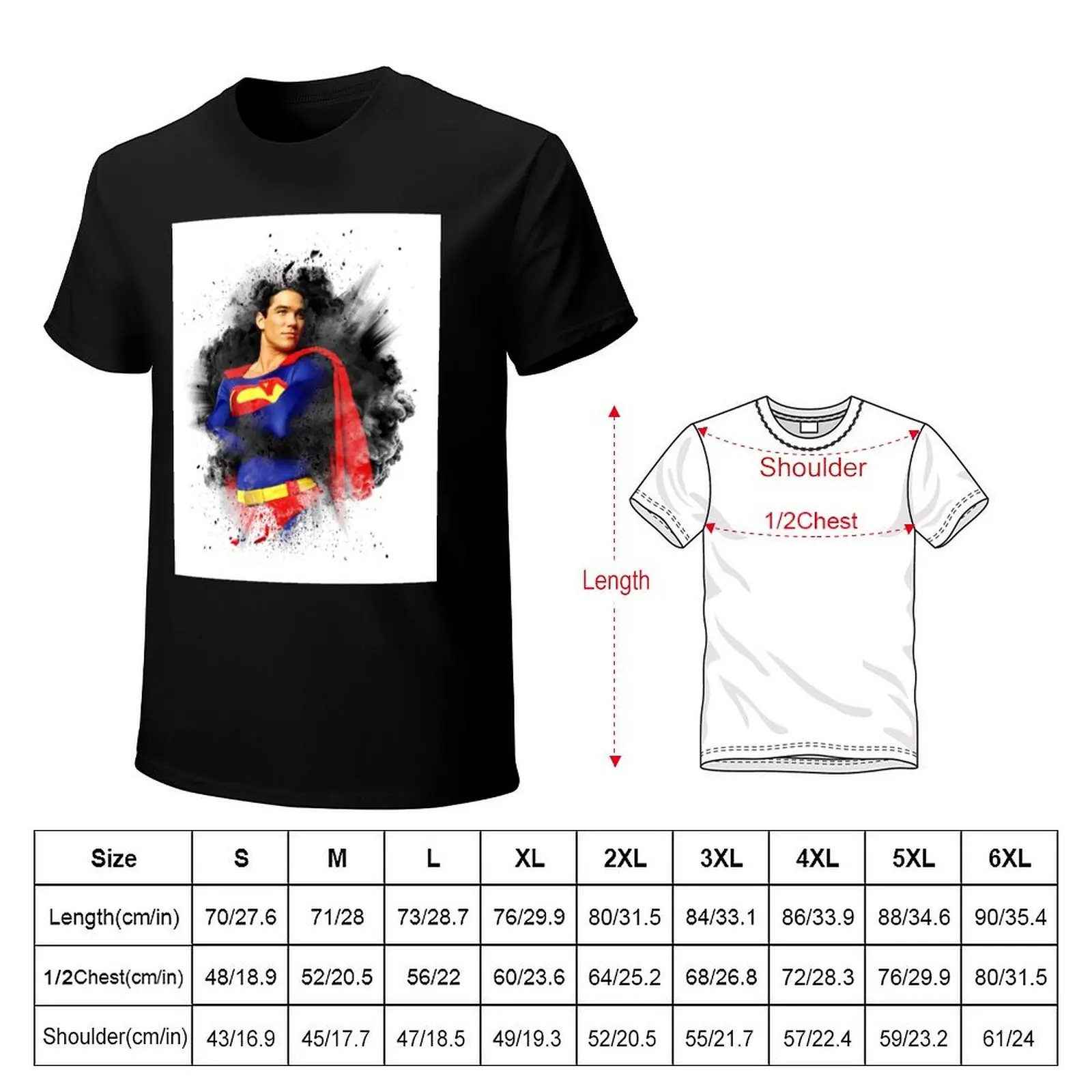 Dean Cain T-Shirt All Match Basic Short Sleeve Top