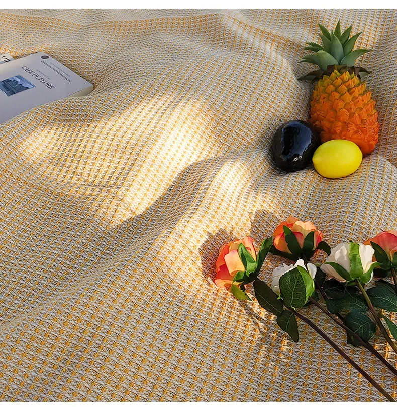 Multifunctional Linen Picnic Mat Outdoor Camping Blanket Atmosphere Table Cloth For Trunk Outings Camping Trips