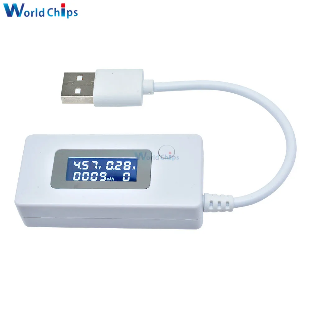 6/8/10 In 1 High Precision USB Charger Tester LCD Display Digital Voltmeter Ammeter Battery Capacity Tester Detector Power Meter