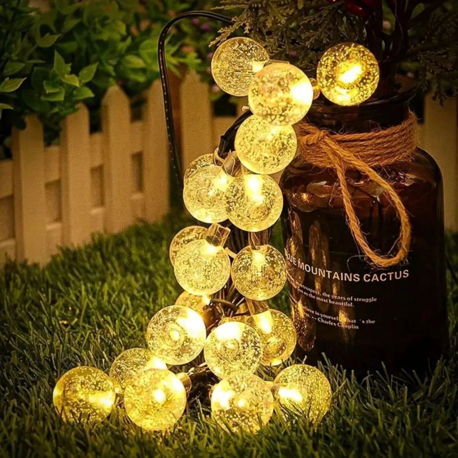 Améliorez vos aventures en plein air avec ces lampes à bulles solaires LED décoratives étanches. Doté de 20/100 gibles, ces C