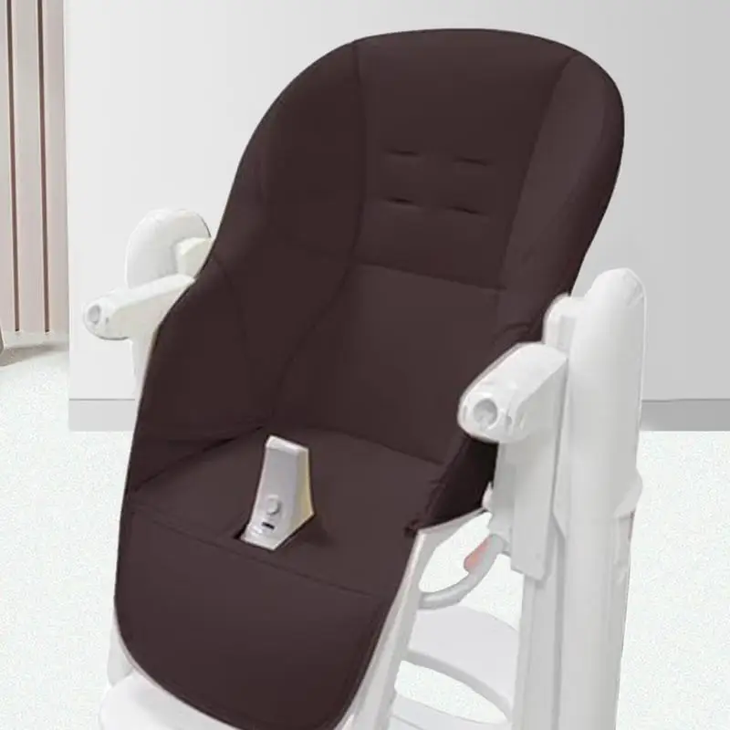 أغطية كراسي عالية للمطاعم للطفل من جلد البولي يوريثان غطاء كرسي مرتفع حامي وسادة مقعد مريحة ملحقات الطفل #4