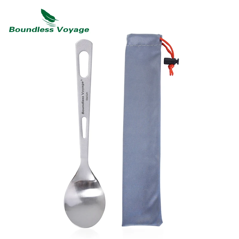 Boundless Voyage Titanium Knife Fork Spoon Chopsticks Tableware Set Drinkware Straw Flatware Outdoor Camping Picnic Cutlery