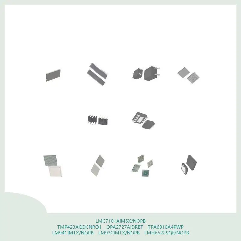 

LMC7101AIM5X/NOPB TMP423AQDCNRQ1 OPA2727AIDRBT TPA6010A4PWP LM94CIMTX/NOPB LM93CIMTX/NOPB LMH6522SQE/NOPB