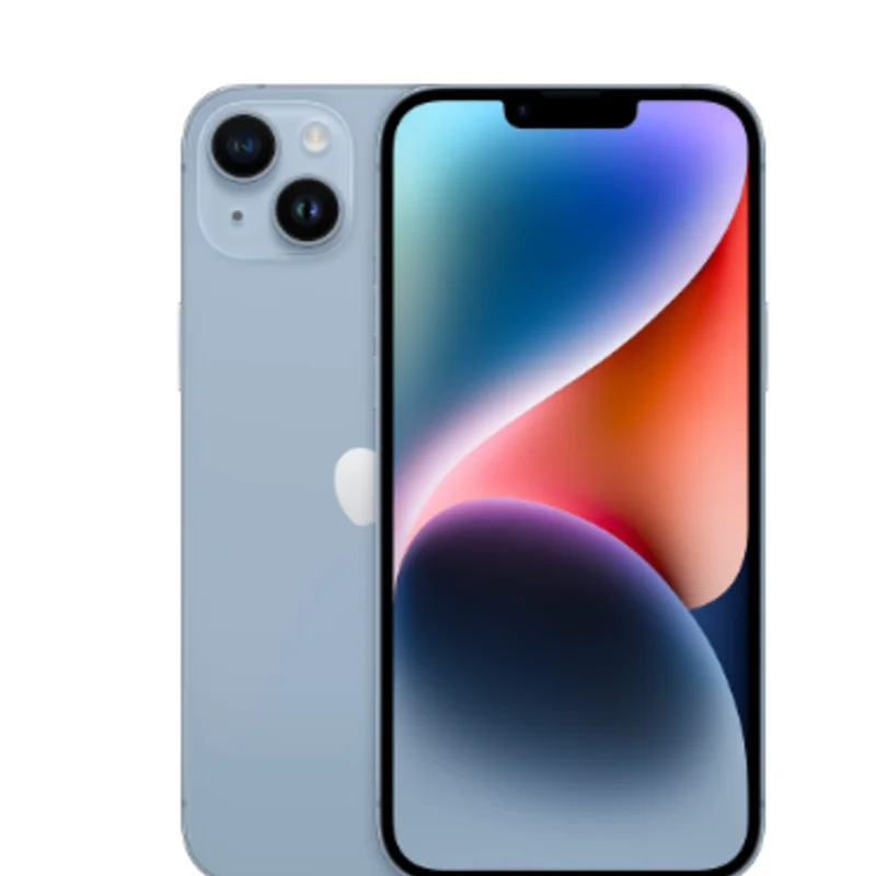 Apple - iPhone 14 Plus 256 Go Bleu (Grade A) Reconditionné d'origine Débloqué, Câble de charge inclus Expédié depuis les États-Unis