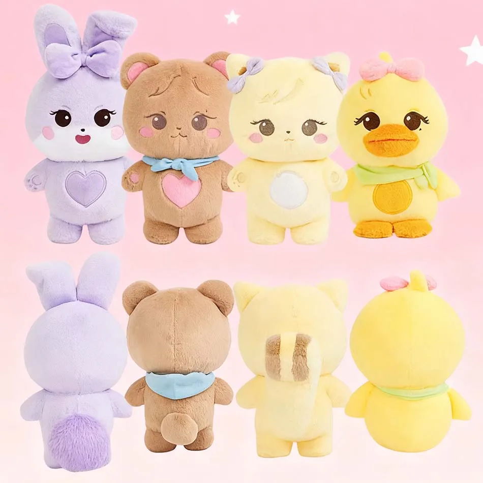 Nouvelle poupée en peluche rose BORN PINK World Tour, peluches officielles Jennie Lisa Rose Jisoo Kawaii, animaux en peluche, cadeaux pour Fans