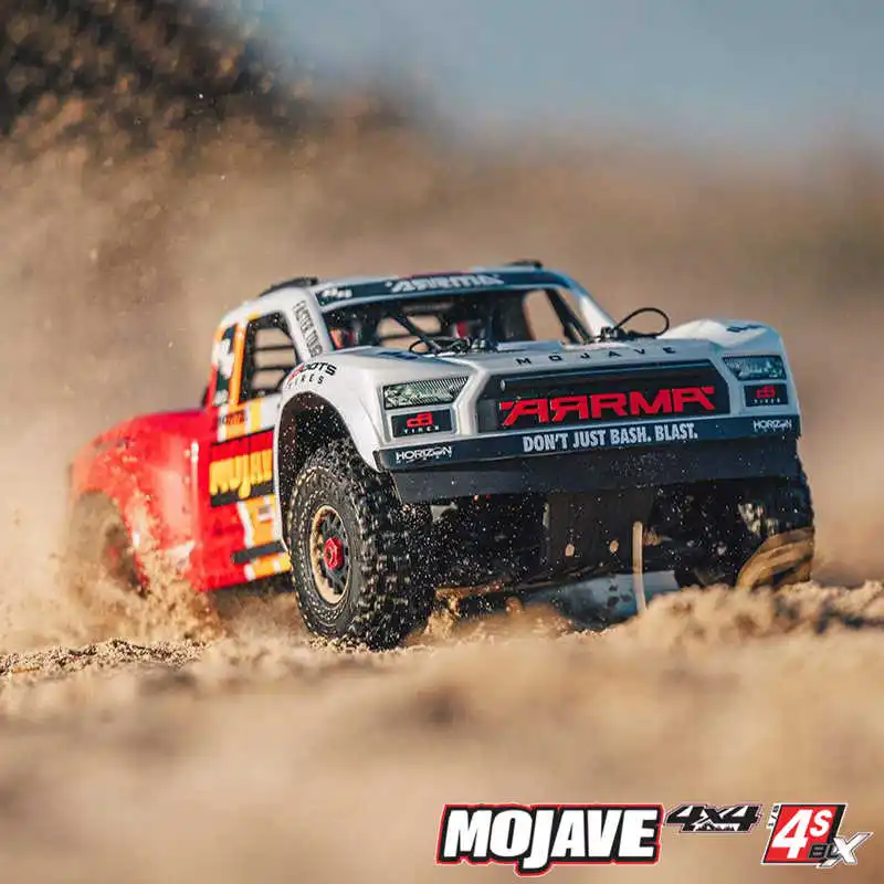 ARRMA Nowy 1:8 MOJAVE 4S BLX Duży Model Samochodu Terenowego na Zdalne Sterowanie, Elektryczny Model Samochodu RC na Zdalne Sterowanie, Idealny do Pustyni, Short Course, RTR