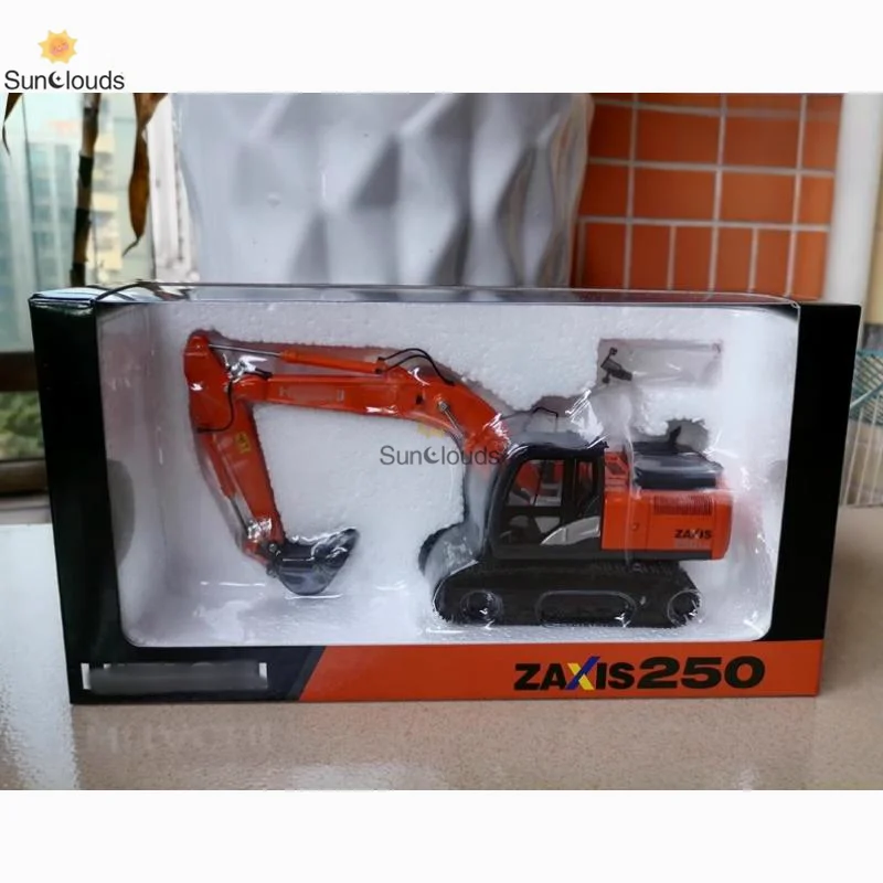 For Hitachi Model Toy Alloy 1:50 Scale Model ZAXIS250LC-5 Mini Excavator Die Cast Model Toy Car & Collection Gift & Display