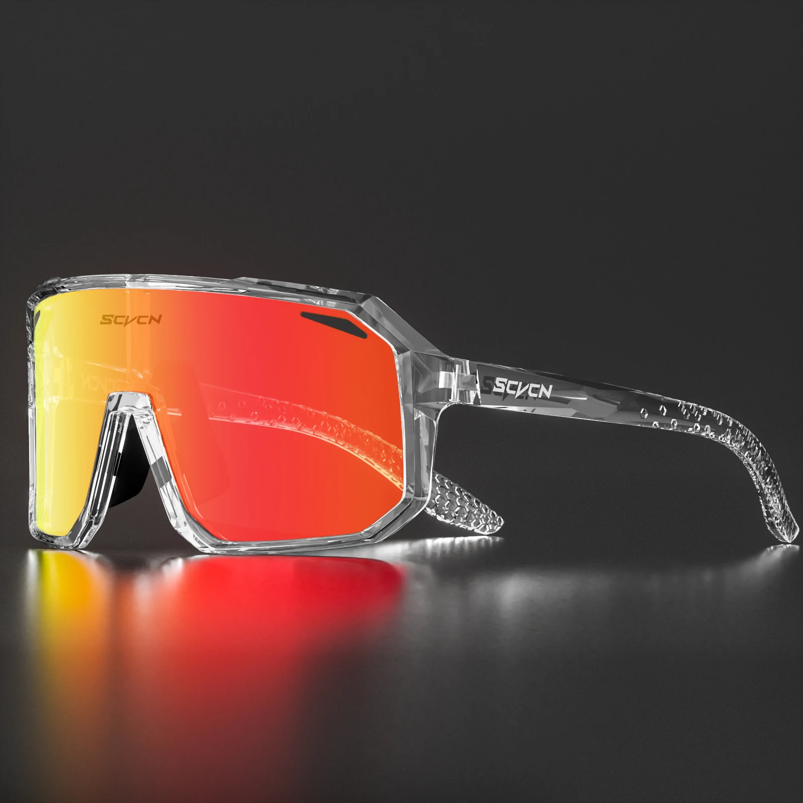 SCVCN HEIßER MTB Radfahren Gläser für Männer Frauen Outdoor Sport Laufen Fahren Sonnenbrille UV400 Straße Laufen Fahrrad Fahrrad Brille