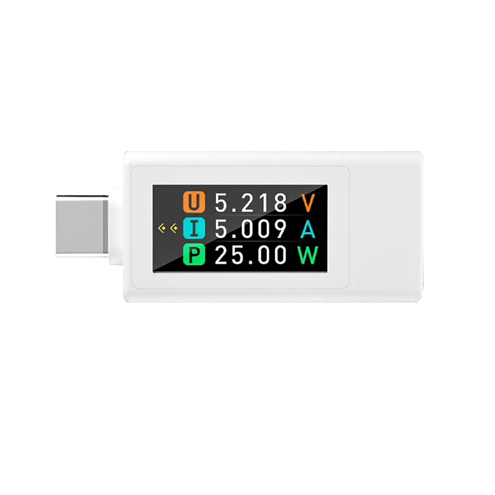 USB-C Voltage Current Tester Current Tester 12A High-current Terminals Fast-charging Compatibility For USB-C Devices