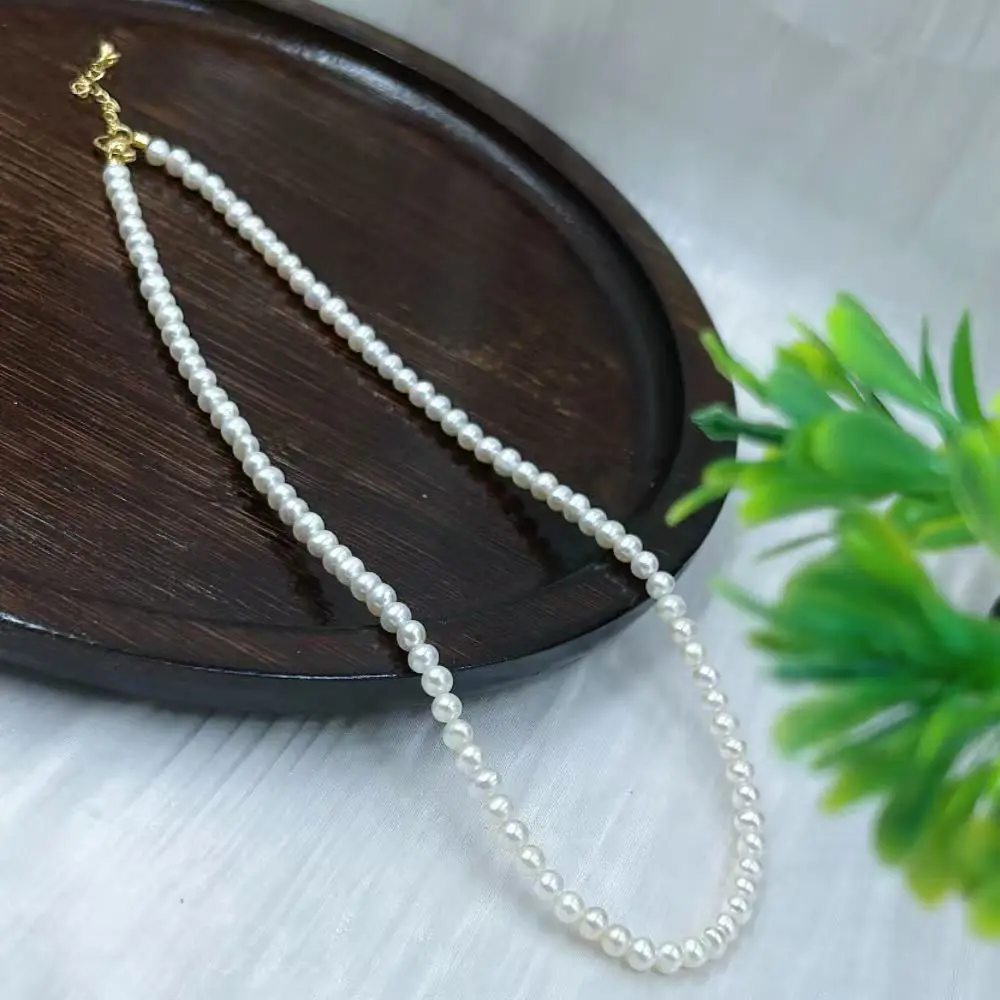 4-5mm-aaa-round-elegant-jewelry-gift-fashion-short-collar-genuine-natural-freshwater-pearl-necklace-17-20inch