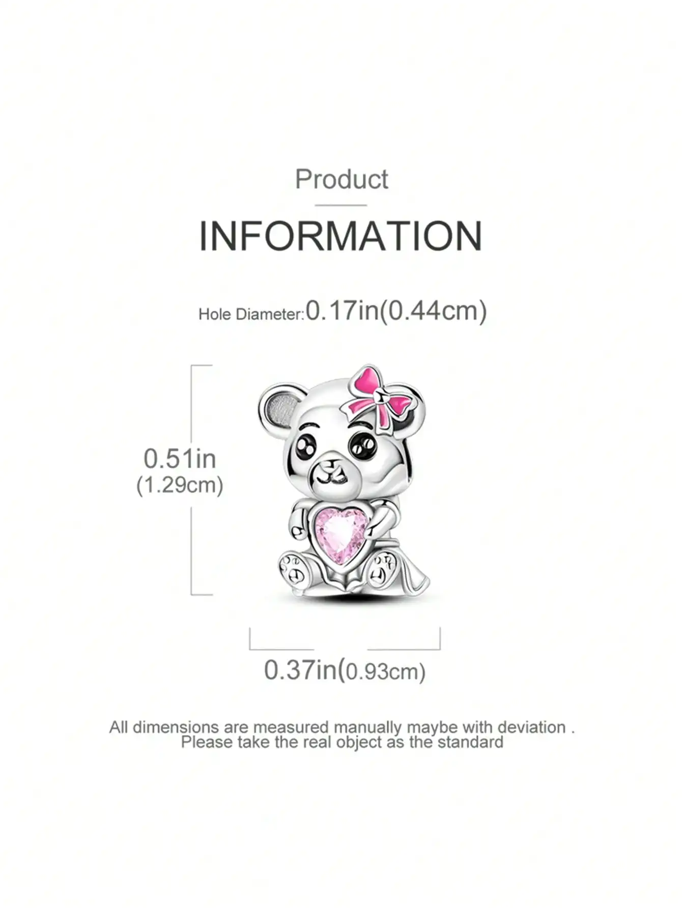 Charms Plata Little Bear Squirrel Lucky Cat Beads Charm Silver Plated Fit Charms Original Bracelet for Jewelry Making DIY Charm
