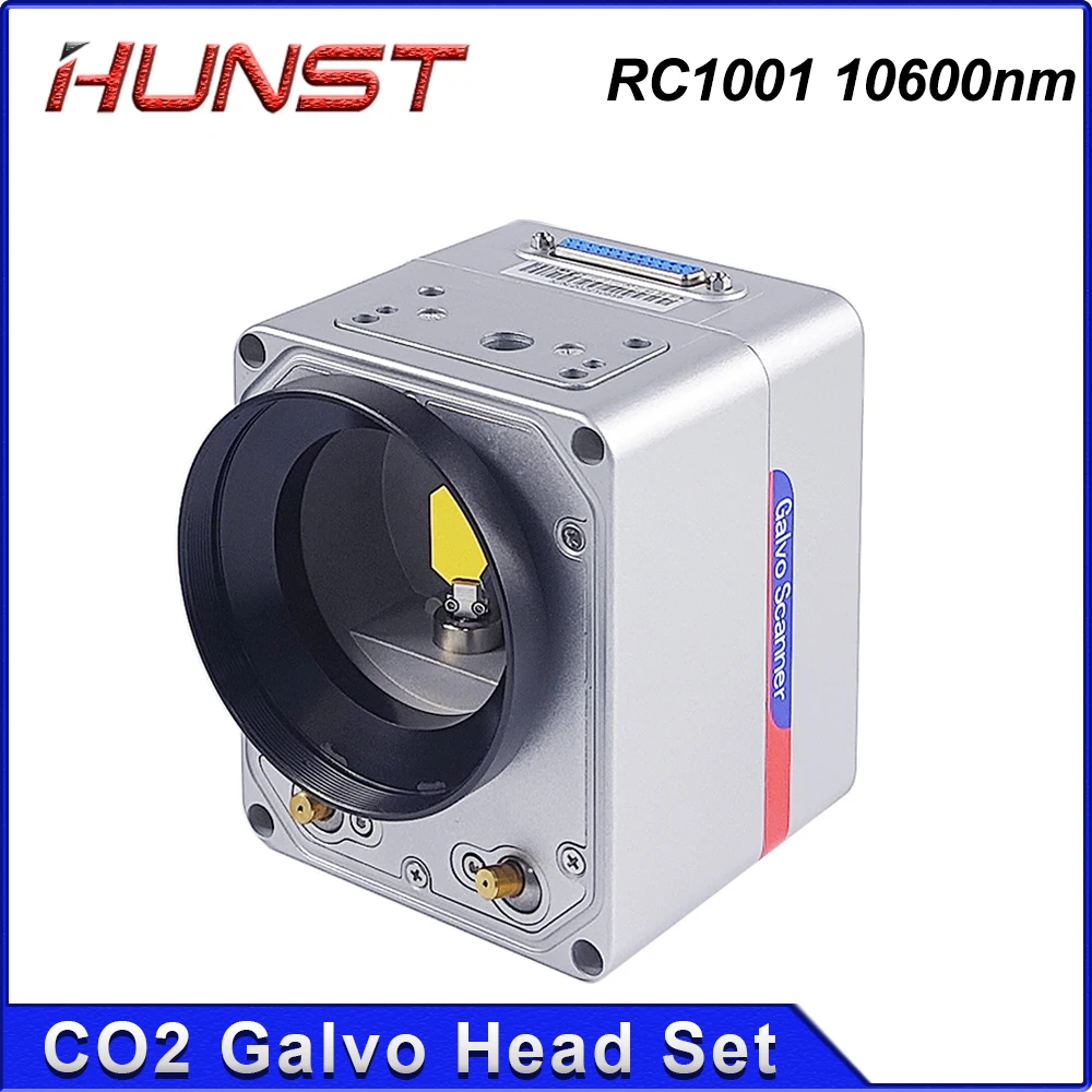 Hunst SINO-GALVO RC1001 CO2 Laser Scan Galvo Head Set 10600nm Aperture 10mm Galvanometer Scanner with Power Supply