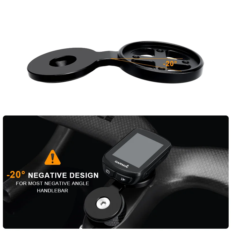RIDERACE Bicycle Computer Holder Garmin Edge Bryton CatEye MTB Mountain Bike Stopwatch Speedometer Stem Top Cap Mount Bracket
