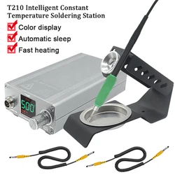 T210 C210 Soldering Station Digital Adjustment Auto Sleep 1s-1.5s Quick Heating JBC 210 Micro Electronic Repair Welding Tools