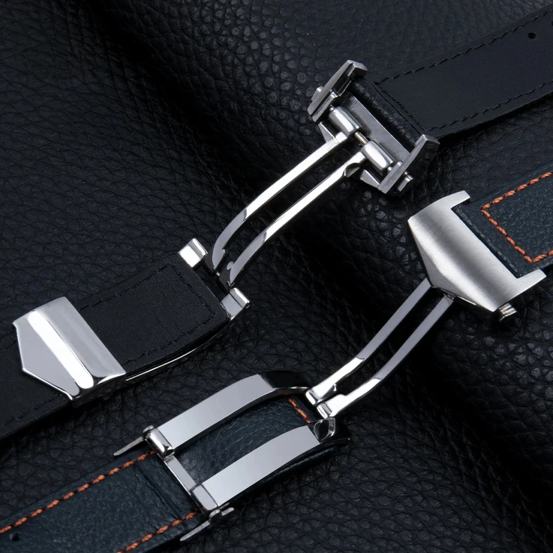 Pulseira de relógio de couro genuíno para heuer tag monaco golfo série dissipação de calor sweatproof respirável pulseiras de couro 22mm