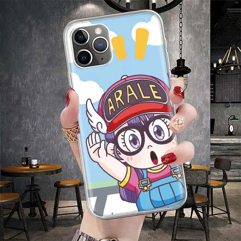 Dr Slump Arale Anime Soft Phone Case For IPhone 11 13 16 Pro MAX 15 + 14 Plus 12 Mini X XS Apple 8 7 SE Fundas Coque 11 12 13 14