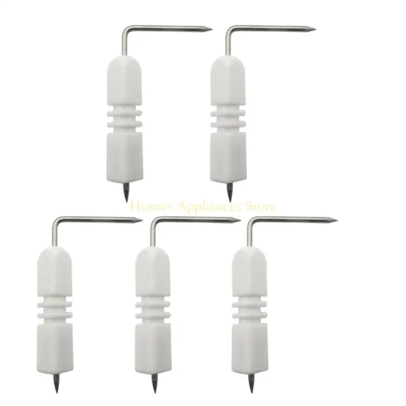 مجموعة D0AB من 5 إبرة إشعال طباخ الغاز مع شمعات شرارة السيراميك مقابس الغيار مثالية لأداء سخان المياه الفعال