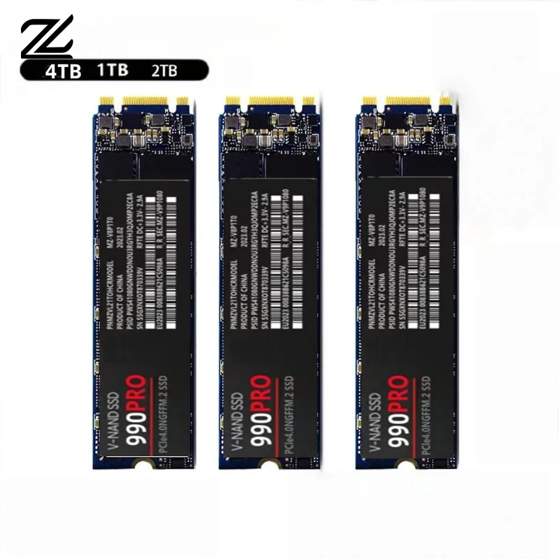 Disque SSD interne PCIe 4.0 M.2 2280 NVMe TLC, disque dur haute vitesse pour ordinateur portable et ordinateur de bureau