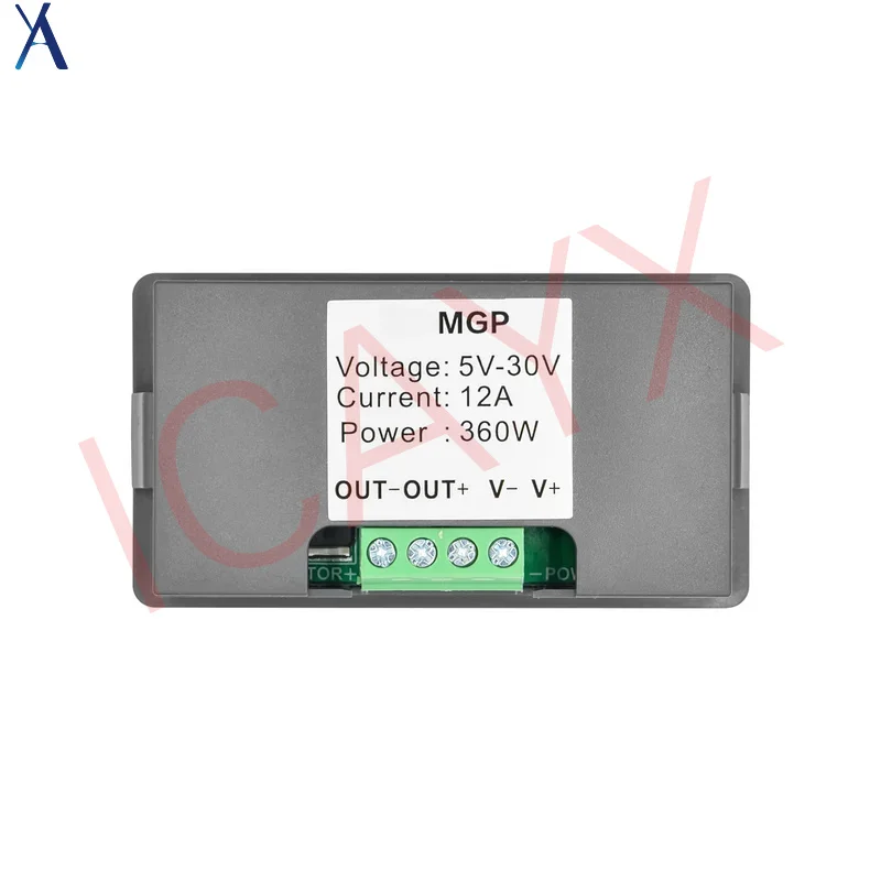 ZK-MGP regulator prędkości obrotowej silnika PWM DC 1KHz-99KHz regulowana częstotliwość regulator regulatora LED Dimming DC 5-30V 12A Dual MOS Driver