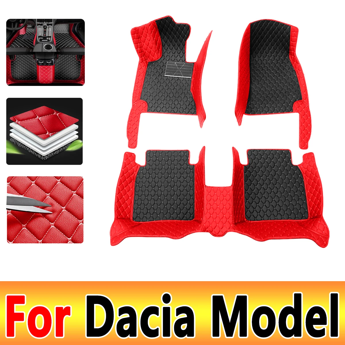 Car Mats Floor For Dacia Sandero Dokker Logan Car Accessories 2022 2023