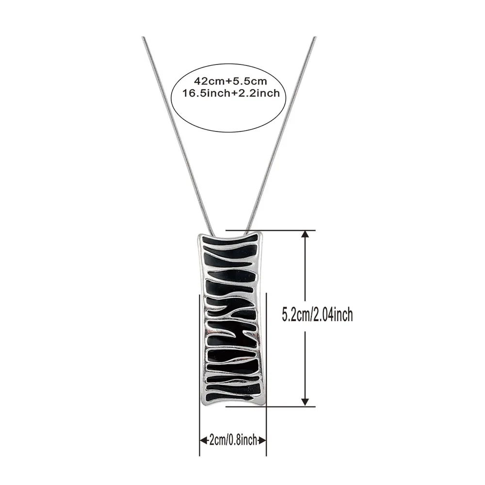 New Women Men Jewelry Geometry Torques Enamel Statement Necklaces Pendants