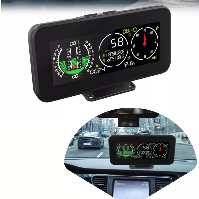 

Автомобильный GPS-инклинометр: цифровой измеритель уклонов, угломер, многофункциональный прибор для измерения наклона, автомобильные электронные аксессуары