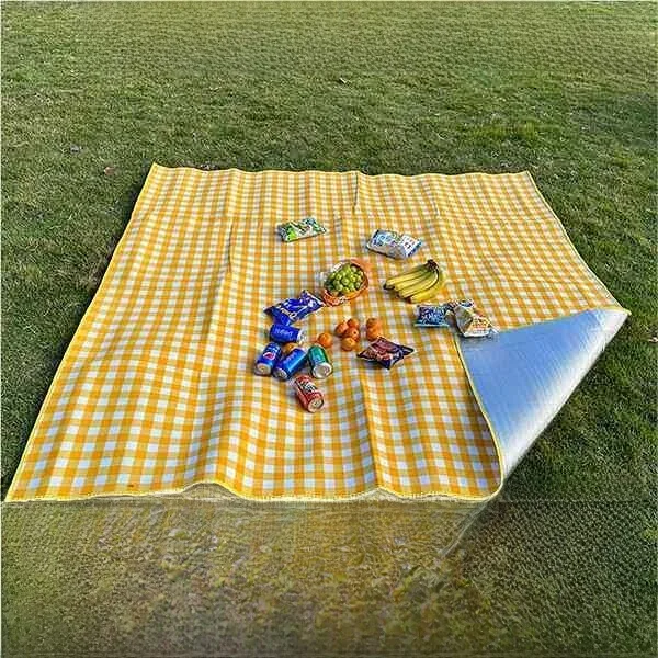 

Утолщенный двусторонний водонепроницаемый портативный коврик для пикника, кемпинга, походов и путешествий, бренд Fly Blue Valley, влагостойкий.