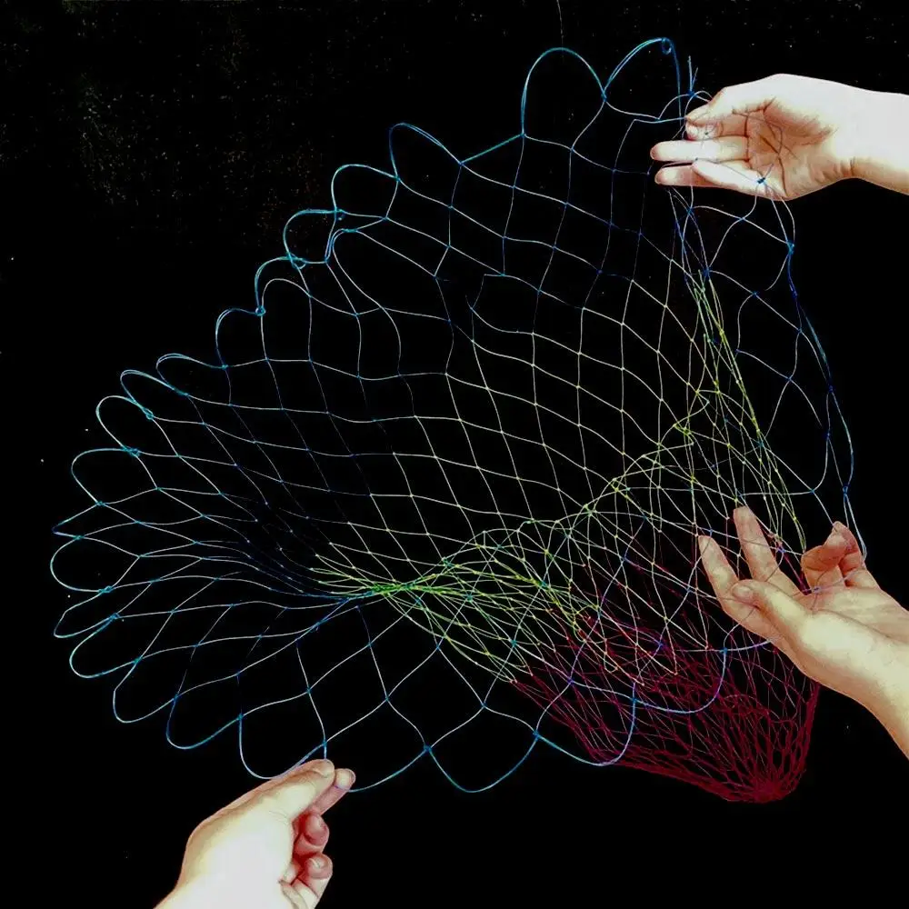 

Fishing Tackle Accessories Depth 3 Sizes 40/50/60cm Folding Rhombus Mesh Fishing Nets Nylon Dip Net
