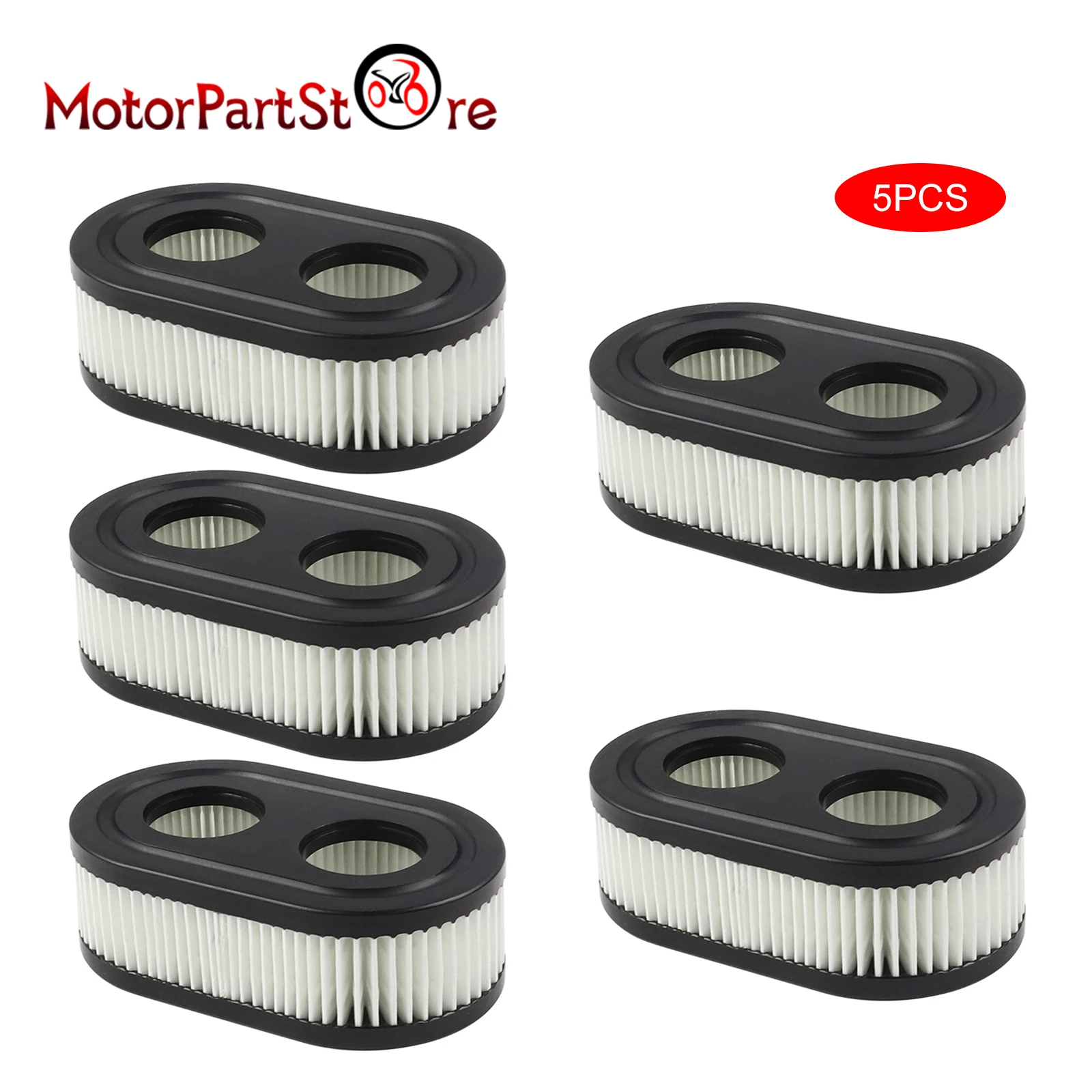 5 Packs Lawn Mower Air Filter Cleaner for Briggs & Stratton 798452 4247 5432 5432K 593260 09P702 500EX 550EX 575EX 625EX 675EXI