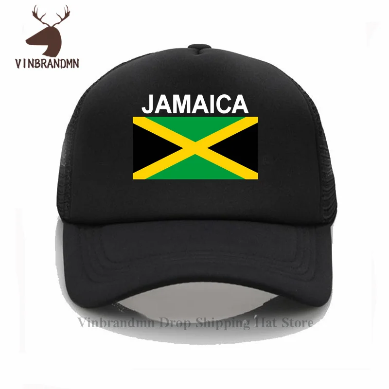 Jamaica Outdoor Summer Fashion Baseball Cap Nation Footballer Sporting Country Flag Fishing Hat JAM Jamaican Classic Bucket Hats