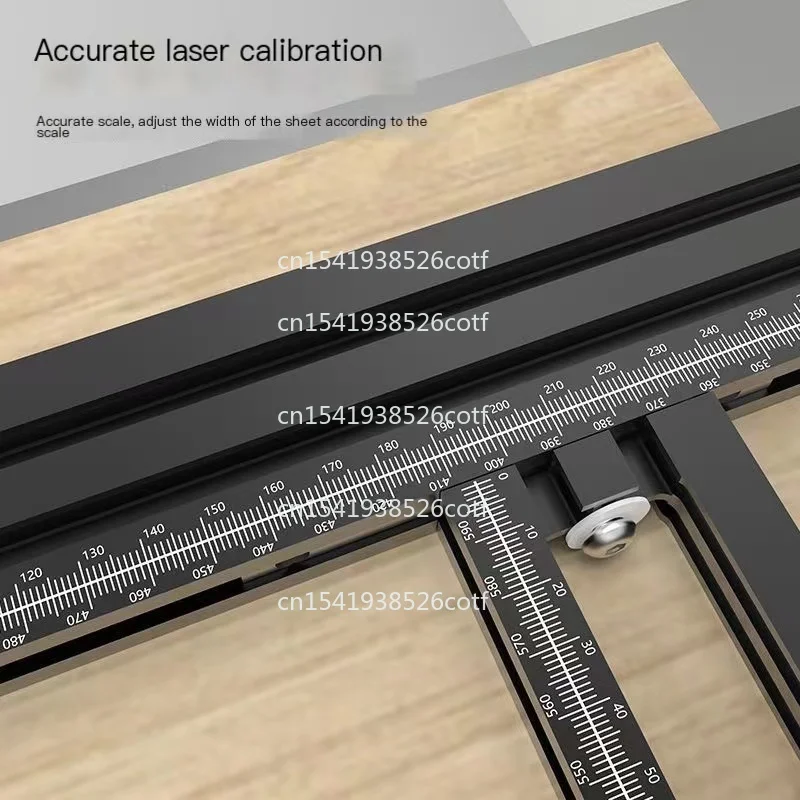 

Trimming Machine Milling Groove Engraving Guide Rail Multi-functional Adjustable Backing Auxiliary Guide Bracket WoodworkingTool
