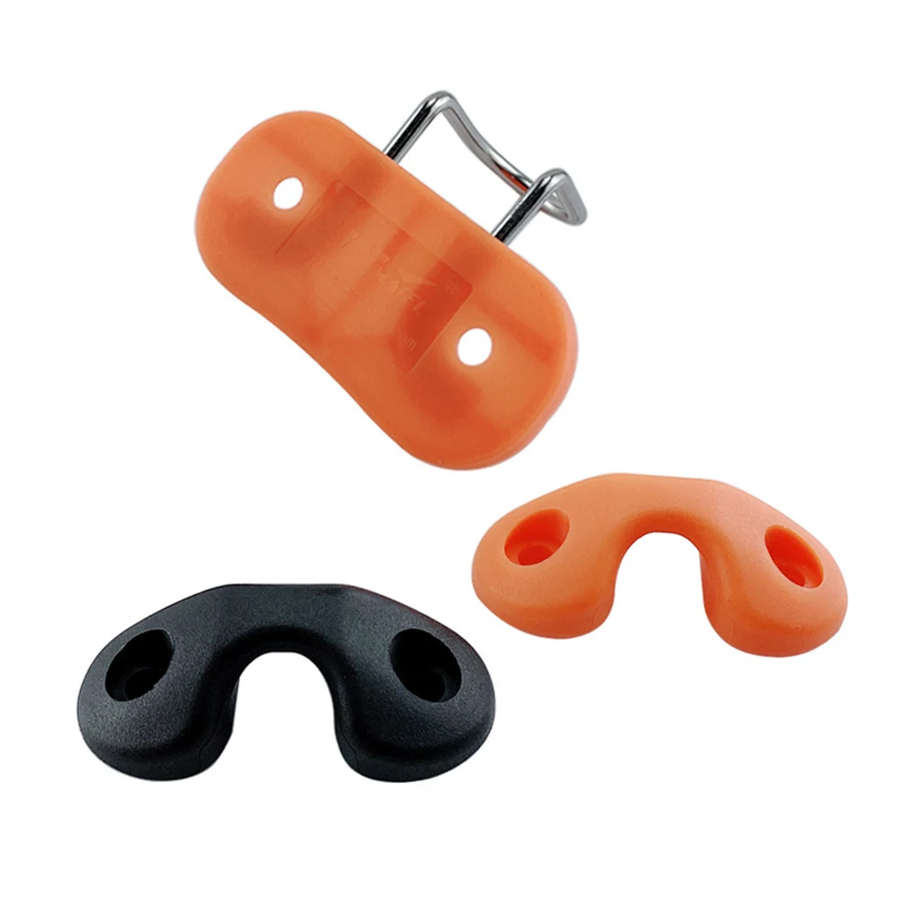 1 Pc Leading Ring for Cam Cleat Rope Gripper Guide Ring Black Orange Nylon Stainless Steel 3 Types Canoe Kayak Boat Accessories