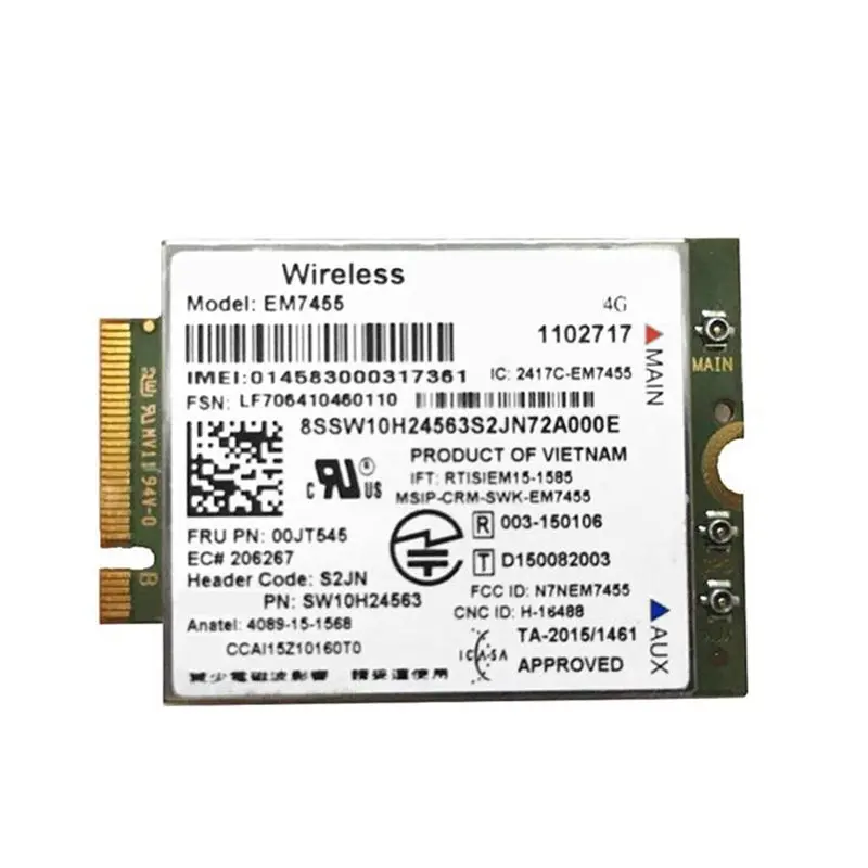 a23f-em7455-4g-lte-モジュール-fru-01ax545-m2-ngff-カード-lenovo-thinkpad-t460-t560-l460-l560-x260-p70-p50-p40-x1-用