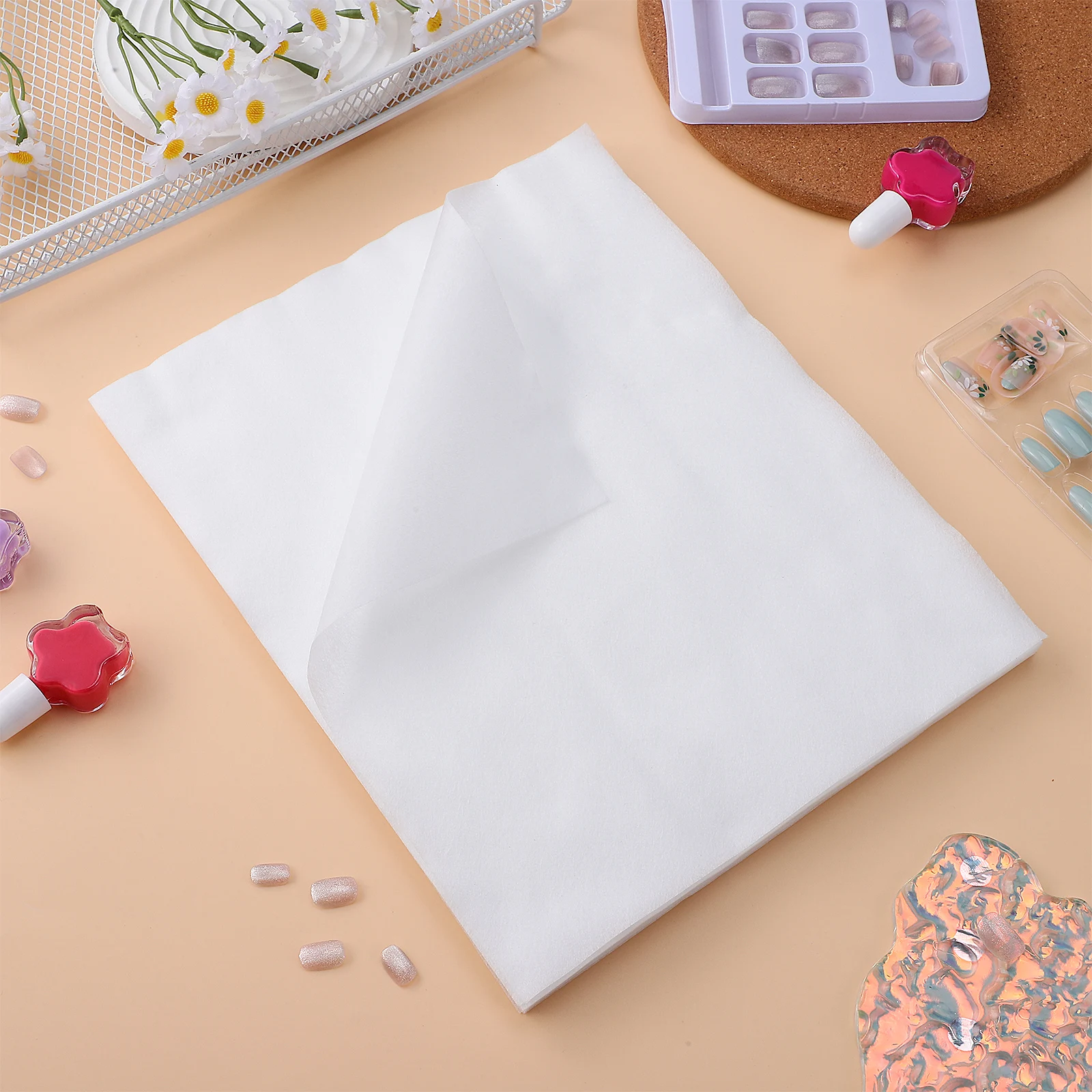 30 Sheets Nail Dust Vacuum Machine Filters Nonwoven Fabric Replacement for Nail Collector Dust Cleaning Convenient Use