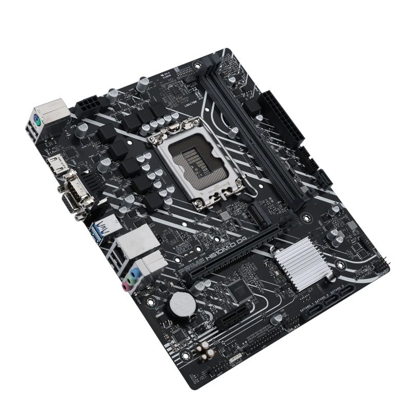 Placa-mãe usada para PRIME H610M-D D4, LGA 1700, DDR4, 64GB, M-ATX para Intel H610 Desktop Mainboard, SATA III, USB 3.0