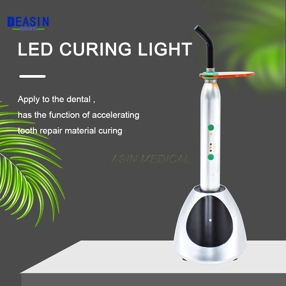 

Dental 10W Curing Light Cure Light Cure Lamp Curing Machine Wireless Aluminium Handpiece Quick Solidify Dentistry Tools