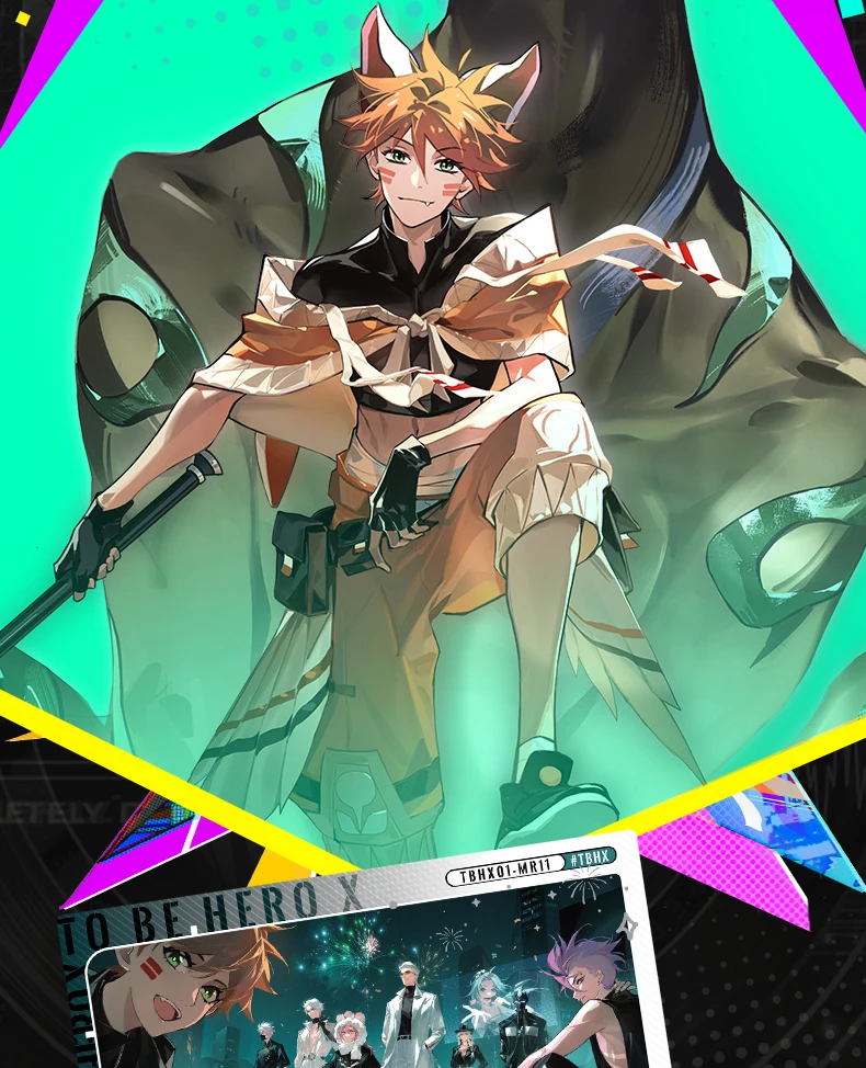 Genuine To Be HERO X Card Heroes Are Coming Series Rare Wei Chao