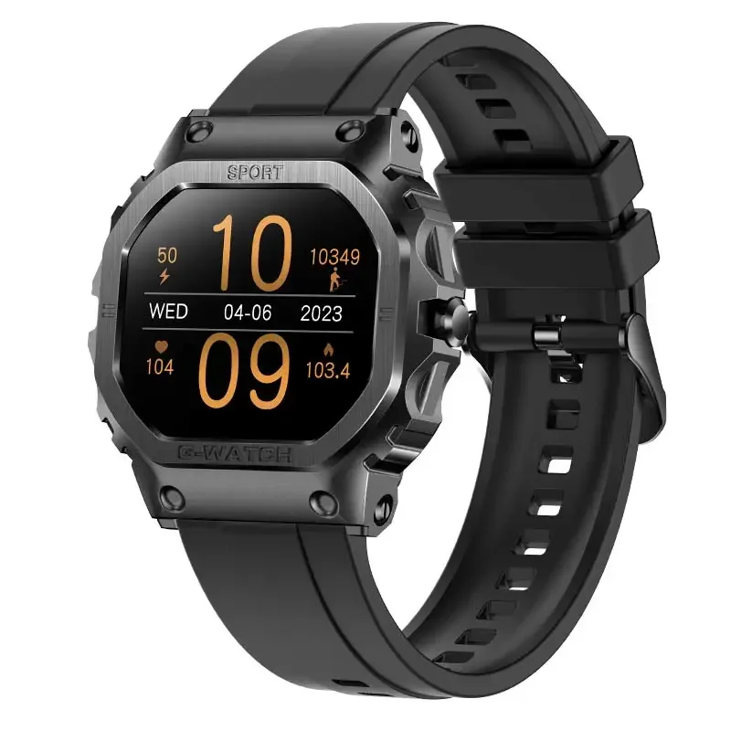 Smartwatch Premium 2024 para todos - tela de 1,57". Pulseira BT Call/Sports/Ossigênio no Sangue. Impermeável IP68. Compatível com Android e IOS.