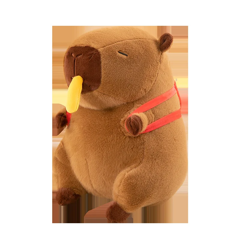 1 لطيف البطاطس المقلية على ظهره دولفين ألعاب من نسيج مخملي أفخم الحيوان أفخم دمية لعبة أطفال هدية عيد ميلاد على ظهره لعبة الدب هدية محظوظة