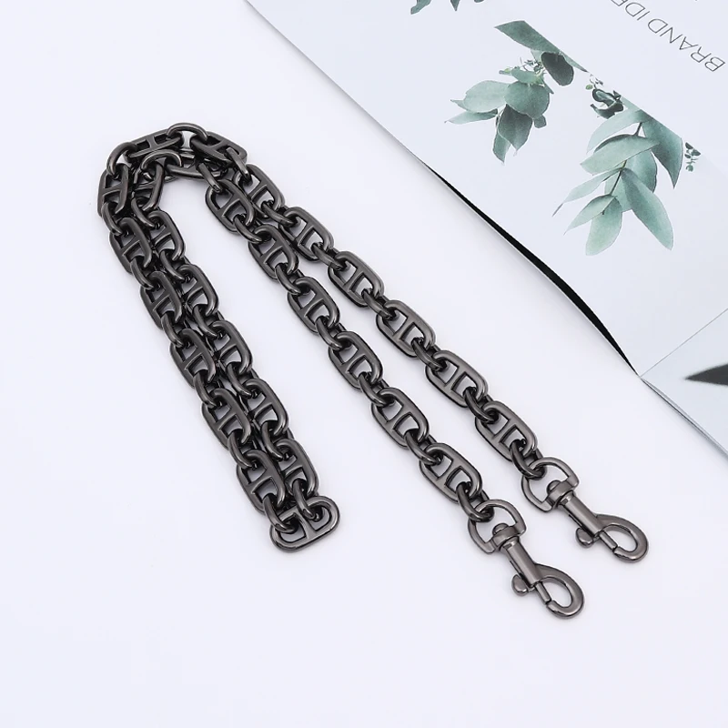 1.3cm Women Bag Chain Metal Zinc Chain Clasp Purse Replacement Brand Bag Parts Messenger Handbag Handle High Quality Profile