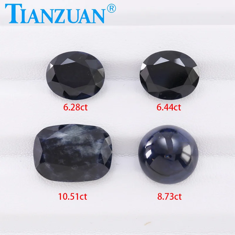 

Natural Sapphire Cushion Oval Shape Brilliant Cut Blue Color Loose Sapphire Gem Stone with NGTC Certificate