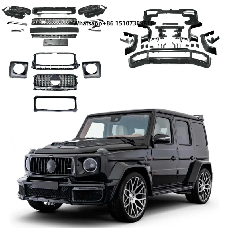 

Body Kit for G-Class W464 G500 G550 Upgrade to B-Style Front Rear Bumper Grating Taillight NoCutting Plug and Play