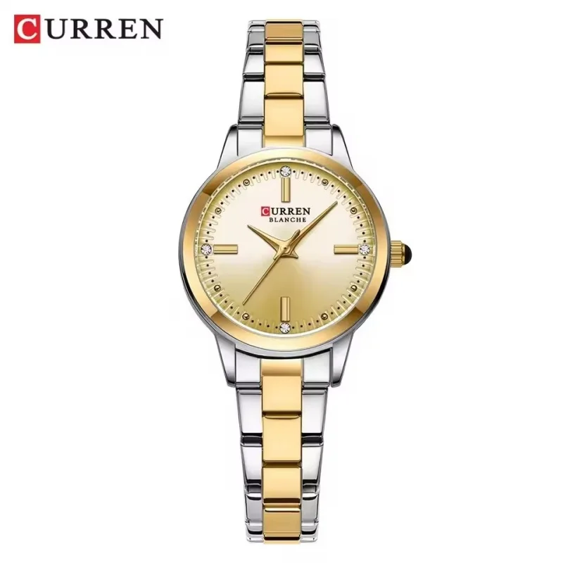 CURREN 9094 Elegant New Quartz Women's Watch Fashionable and Simple Design Waterproof Stainless Steel Strap Women's Watch Gift
