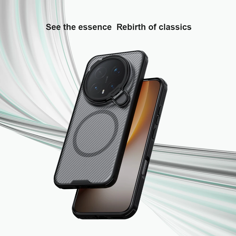 

Чехол NILLKIN для Honor Magic 8 Pro 5G, магнитный чехол CamShield, поддержка, объектив, камера с защитной подставкой, задняя крышка